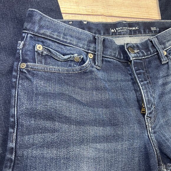 Banana Republic Legacy Skinny Fit Jeans Men's 32x30 Dark Wash Denim‎ - Picture 9 of 11